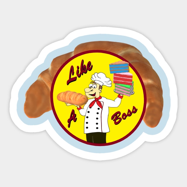 Like a Boss Sticker by KJKlassiks